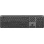 Logitech K950 Signature Teclado fino de oficina RF Wireless Bluetooth QWERTY Danés Finés Nórdico Sueco Grafito