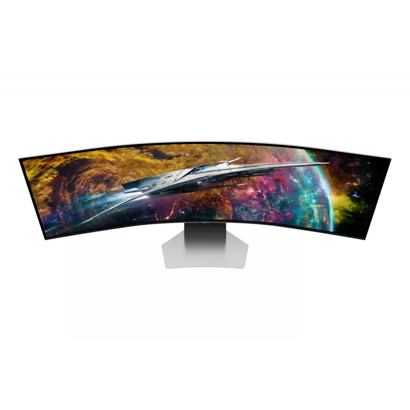 Samsung G95SC Monitor de ordenador 124,5 cm (49 inch) 5120 x 1440 Dual QHD OLED Plata