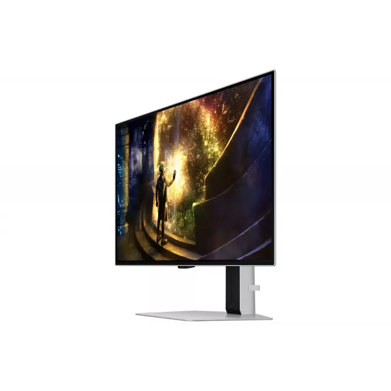 Samsung G61SD Monitor de ordenador 68,6 cm (27 inch) 2560 x 1440 píxeles Quad HD OLED Plata
