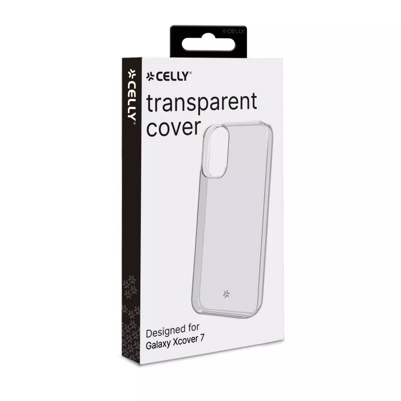 Funda Celly Galaxy Xcover 7 Transparente Monochromatic