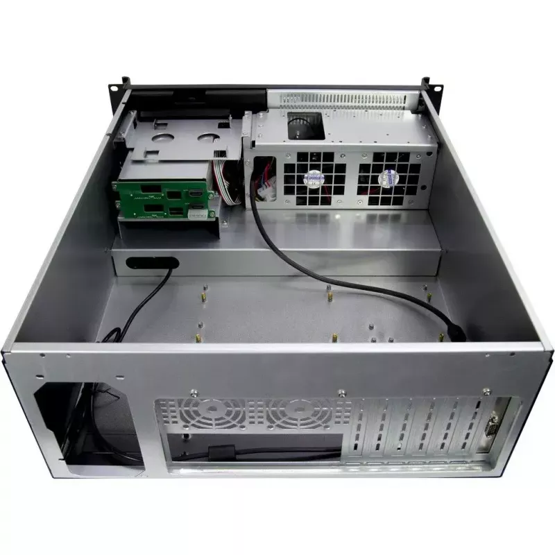 Caja de servidor Inter-Tech 4U 4452-TFT Rack Negro