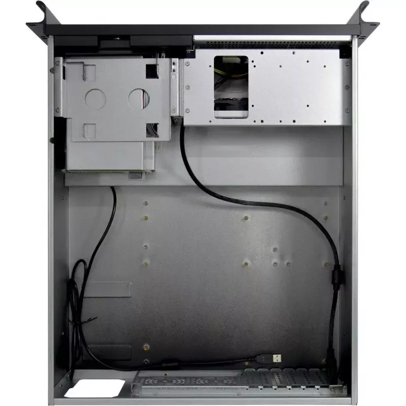 Caja de servidor Inter-Tech 4U 4452-TFT Rack Negro