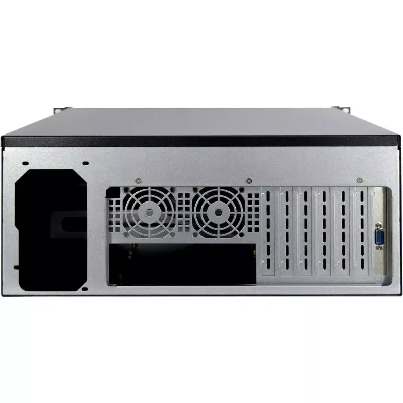 Caja de servidor Inter-Tech 4U 4452-TFT Rack Negro