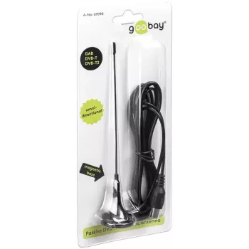 Antena Goobay Pasiva DVB-T2 (HD) Mini Magnética