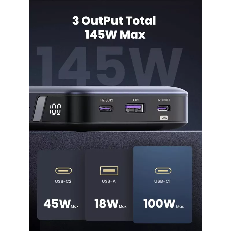 Batería portátil 25000 mAh Ugreen 90597A