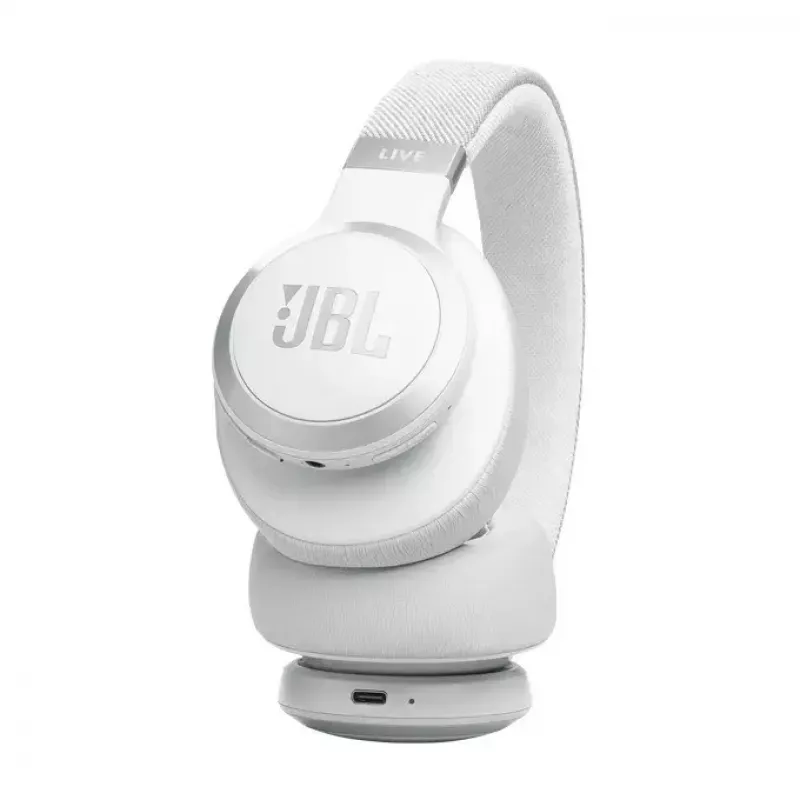 Auriculares JBL Live 770NC over-ear, inalámbricos, llamadas/música, Bluetooth, blanco