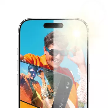Lámina protectora de pantalla PanzerGlass Anti-Reflective Armor iPhone 17 Pro resistente a arañazos y golpes