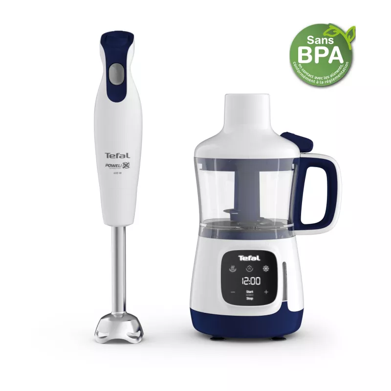 Batidora de cocina Tefal Yummy Gourmet HB55W4 0.8 L 600 W blanca