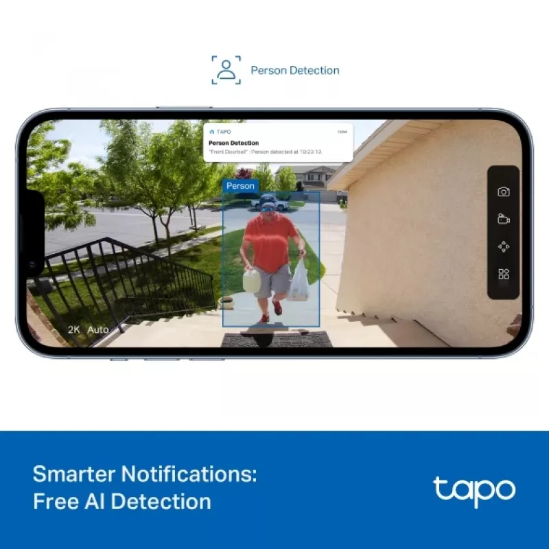 Videoportero TP-Link Tapo D205 3 MP negro
