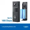 Videoportero TP-Link Tapo D205 3 MP negro