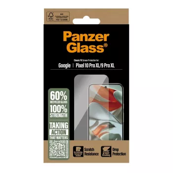 Protector de pantalla y trasera PanzerGlass para Google Pixel 10 Pro XL / 9 Pro XL, transparente, 1 ud. (PG92324)