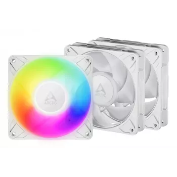 ARCTIC Freezer P12 Pro A-RGB (blanco) - pack de 3 ventiladores 120 mm A-RGB PWM con divisor de cable