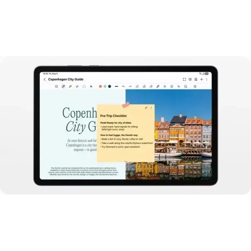 Tablet Samsung Galaxy Tab S11 5G 11 inch 12GB RAM 256GB, pantalla 2560x1600, IP68, cámara trasera 13MP, cámara frontal 12MP