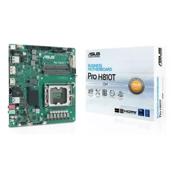 Placa base ASUS Pro H810T-CSM Intel H810 LGA 1851 Mini ITX DDR5 128GB
