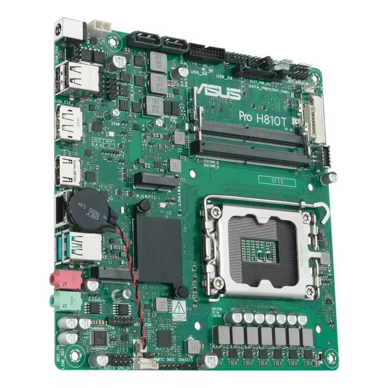 Placa base ASUS Pro H810T-CSM Intel H810 LGA 1851 Mini ITX DDR5 128GB