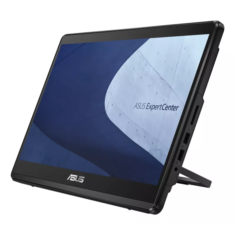 ASUS ExpertCenter E1 AiO E1600WKAT-BMR109X PC todo en uno, 15,6 pulgadas Full HD 1920x1080 pantalla táctil TN, Intel Celeron N4500, 8 GB DDR4, 256 GB SSD, Windows 11 Pro, negro