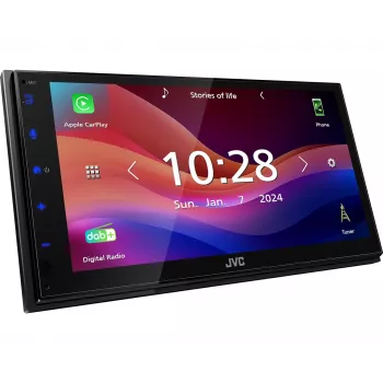 Autorradio JVC KW-M695DBW Negro Wi-Fi 200 W Bluetooth