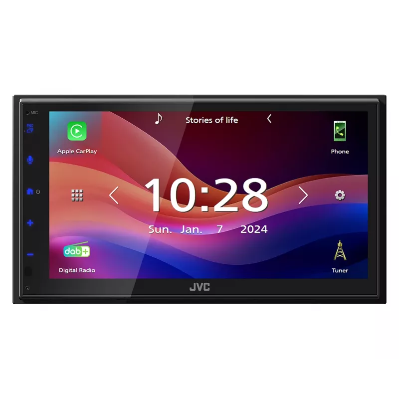 Autorradio JVC KW-M695DBW Negro Wi-Fi 200 W Bluetooth
