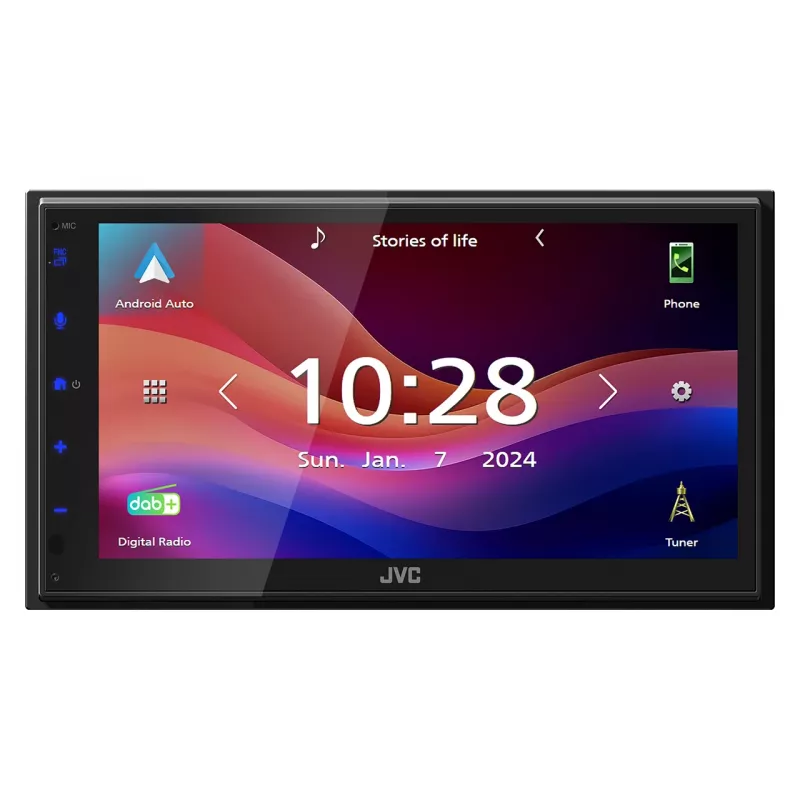 Autorradio JVC KW-M695DBW Negro Wi-Fi 200 W Bluetooth