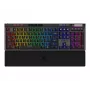 MSI Strike Pro Teclado gaming mecánico silencioso inalámbrico, distribución DE (QWERTZ), negro
