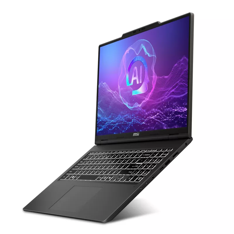 MSI Venture A16 AI+ A3HMG-036 portátil, AMD Ryzen AI 5 340, 16 pulgadas 2K OLED (2048x1280, 120 Hz), 16 GB RAM, 512 GB SSD, AMD Radeon 840M, Windows 11 Home