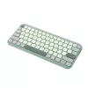 ASUS KW100 /GN/GE/81 Teclado Home Bluetooth QWERTZ Alemán Verde, Verde claro