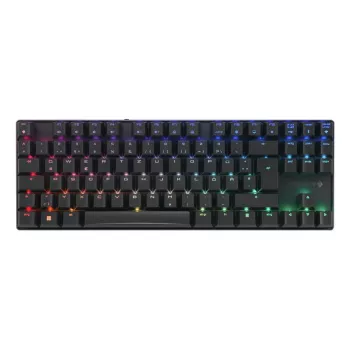 Teclado mecánico gaming CHERRY XTRFY Cherry MX 8.2 TKL Wireless — Tenkeyless, QWERTZ, USB + RF + Bluetooth, RGB, negro