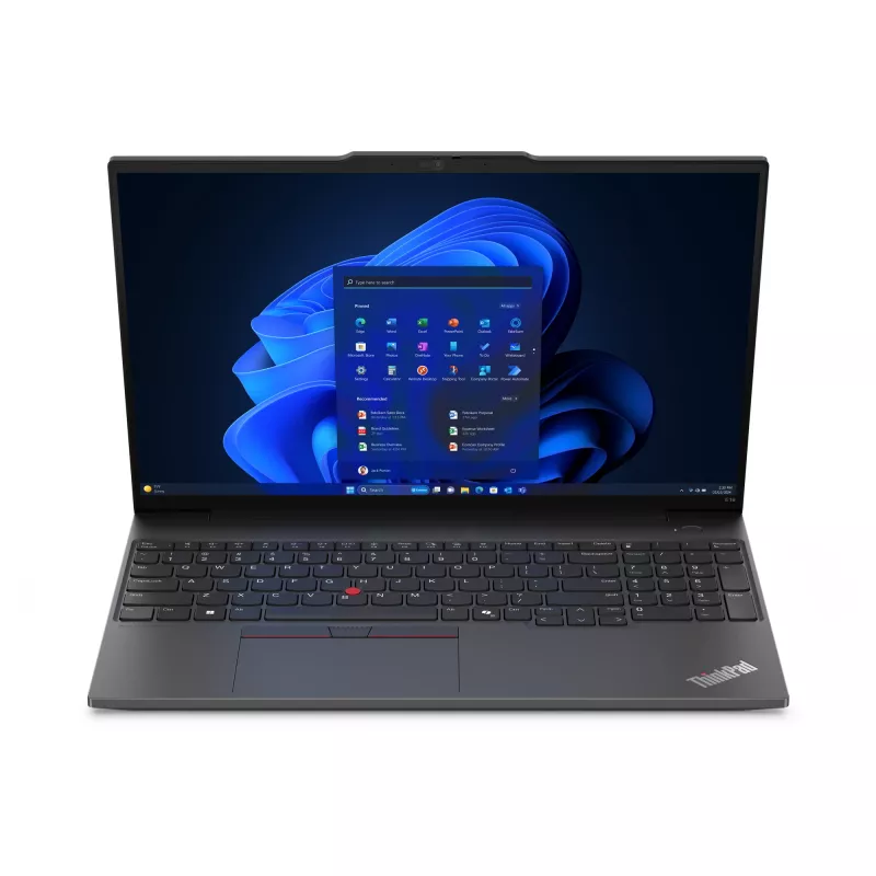 Lenovo ThinkPad E16 Gen 2 (Intel) Intel Core Ultra 7 155H Portátil 40,6 cm (16 pulgadas) WUXGA 32 GB DDR5-SDRAM 1 TB SSD Wi-Fi 6E (802.11ax) Windows 11 Pro Alemán Negro