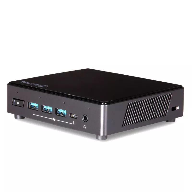 TERRA PC-Micro 3100 Silent Greenline Intel® Celeron® N5100 8 GB DDR4-SDRAM 240 GB SSD Windows 11 Pro Micro PC Negro