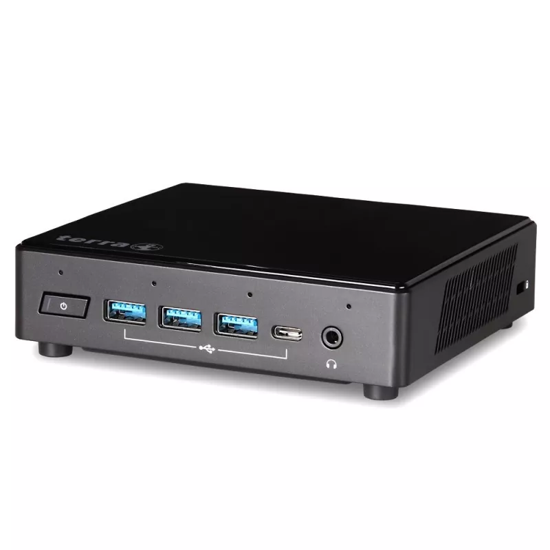 TERRA PC-Micro 3100 Silent Greenline Intel® Celeron® N5100 8 GB DDR4-SDRAM 240 GB SSD Windows 11 Pro Micro PC Negro