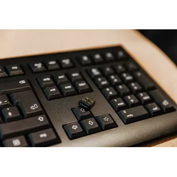 Teclado CHERRY KW 3000 universal RF Wireless QWERTY US International Negro