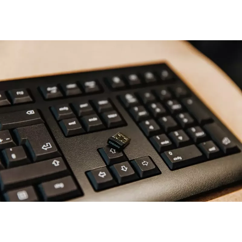 Teclado CHERRY KW 3000 universal RF Wireless QWERTY US International Negro