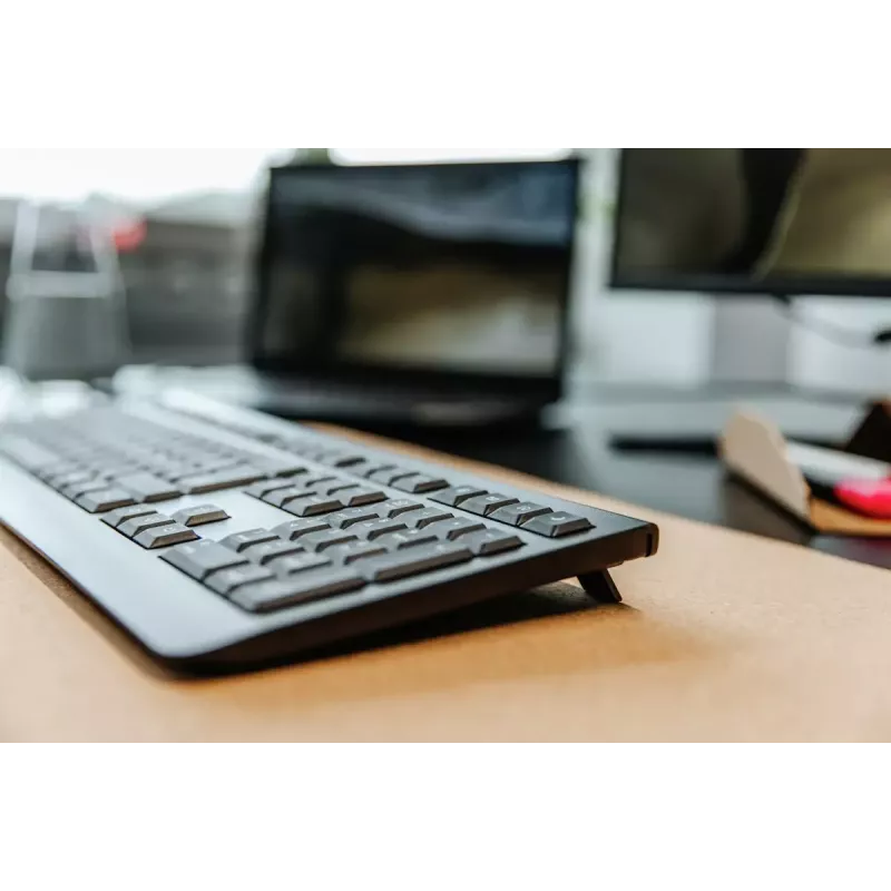 Teclado CHERRY KW 3000 universal RF Wireless QWERTY US International Negro