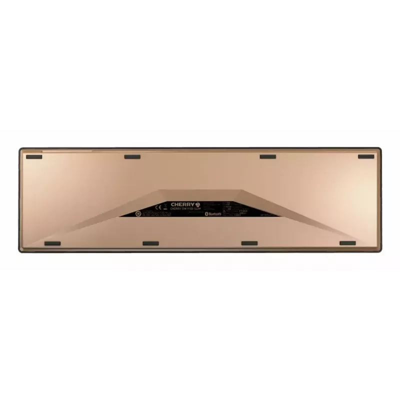 Cherry DW 9100 Slim Set de teclado y ratón inalámbricos, distribución italiana, negro/bronce