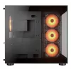 Caja PC semitorre COUGAR FV150 ARGB — Negra, ATX/MicroATX/Mini-ITX, 3x120 mm frontal + 1x120 mm trasero, 2x3,5