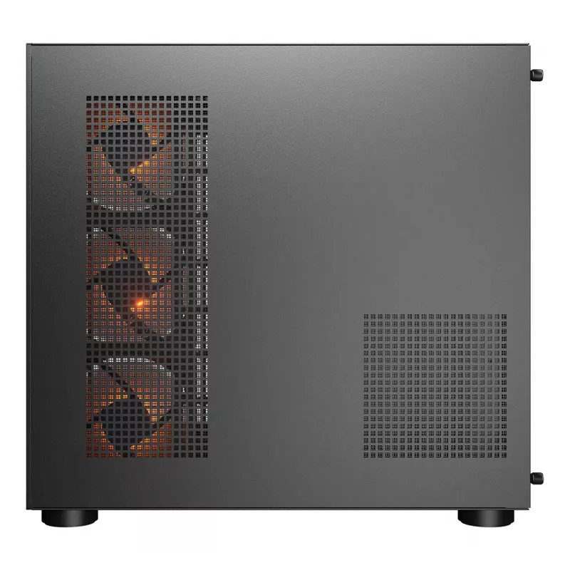 Caja PC semitorre COUGAR FV150 ARGB — Negra, ATX/MicroATX/Mini-ITX, 3x120 mm frontal + 1x120 mm trasero, 2x3,5