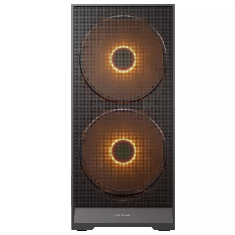 Caja semitorre COUGAR, Airface 180, ARGB, Negra