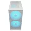 Caja semitorre COUGAR, Airface 180, ARGB, Blanca