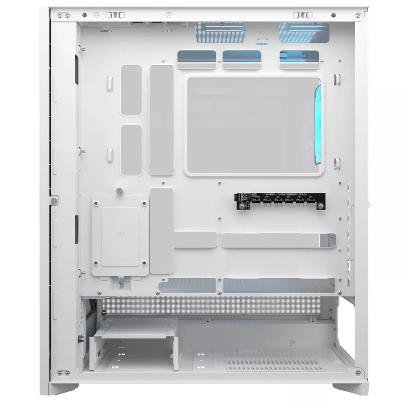 Caja semitorre COUGAR, Airface 180, ARGB, Blanca