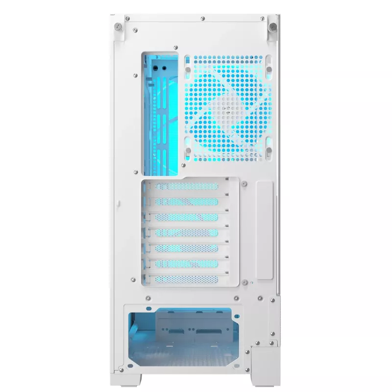 Caja semitorre COUGAR, Airface 180, ARGB, Blanca