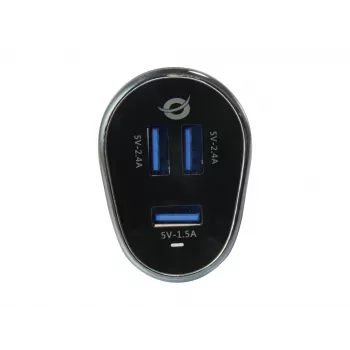 Cargador móvil Conceptronic CARDEN06B Universal Negro Mechero de coche