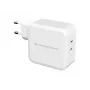 Cargador Conceptronic ALTHEA 2 puertos 100W GaN USB-C PD, Interior, Corriente alterna, 5 V, 5 A, Blanco