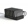 Estación de carga Conceptronic OZUL 8 puertos 75W USB PD, Interior, AC, 12 V, Negro