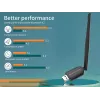 Adaptador USB Bluetooth 5.1 de largo alcance Conceptronic ABBY con antena externa