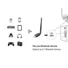 Adaptador USB Bluetooth 5.1 de largo alcance Conceptronic ABBY con antena externa