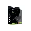 Cargador de sobremesa Conceptronic OZUL03BUK 100W GaN USB PD, cable USB-C integrado, enchufe UK