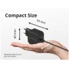 Cargador Conceptronic OZUL04BE 67W GaN USB PD, cable USB-C integrado