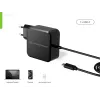 Cargador móvil Conceptronic OZUL05BE Universal Negro AC Interior