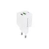 Cargador Conceptronic 2 puertos 20W GaN USB PD, USB-C x 1, USB-A x 1 ALTHEA15W