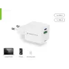 Cargador Conceptronic 2 puertos 20W GaN USB PD, USB-C x 1, USB-A x 1 ALTHEA15W